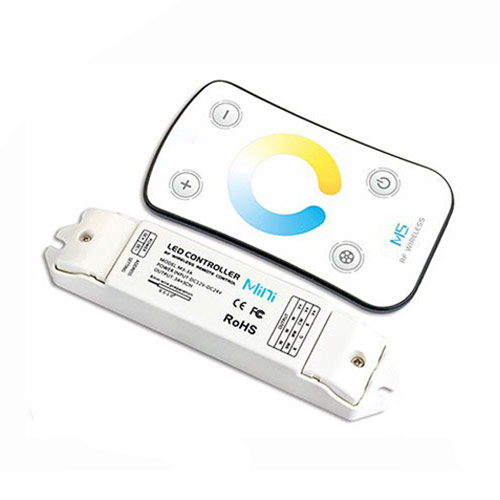 DC12/24V Max 9A 3A3CH,Touch Panel 2.4GHz wireless RF Double White touch controller warranty 5years For led lighting